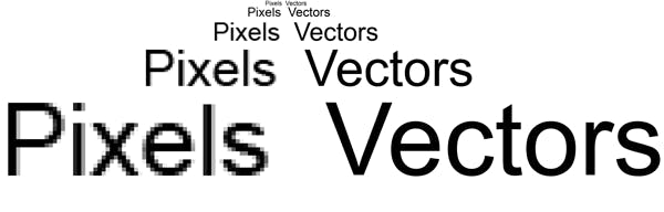 Vectors versus pixels
