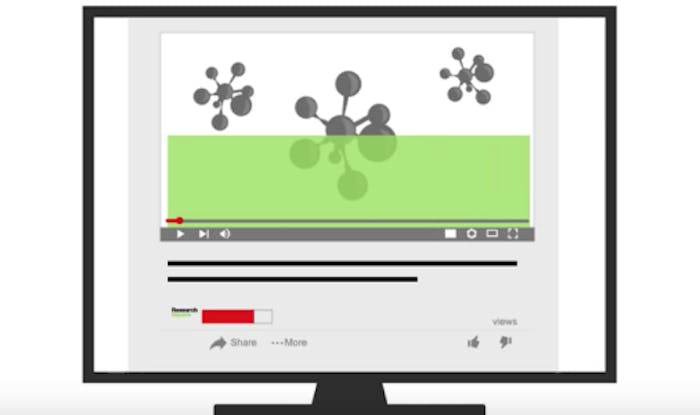 a researcher tracking the success of their research video on youtube