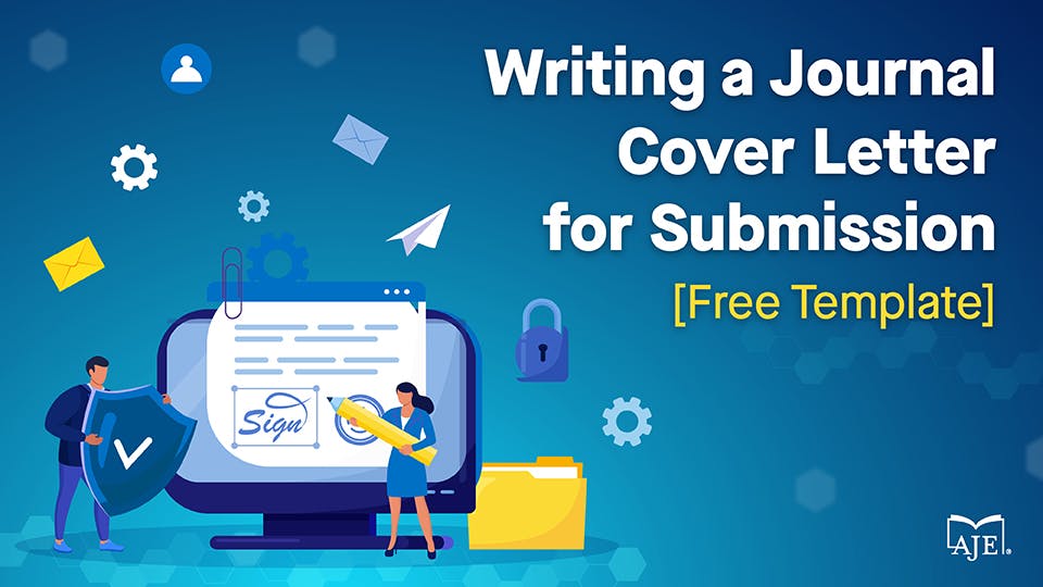 two researchers writing a cover letter for journal submissions