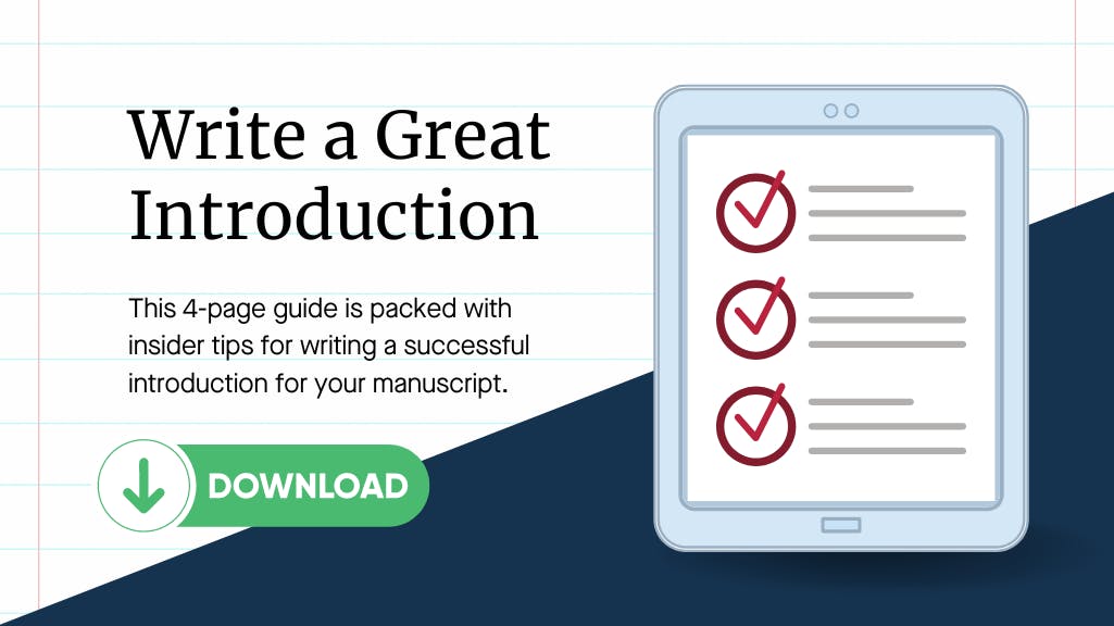 a banner to download our free guide on writing a great introduction