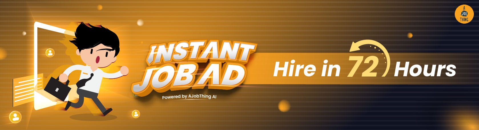 AJT AJobThing Instant Job Ad - Hire in 72 hours
