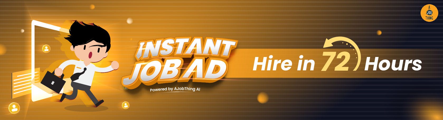 AJT AJobThing Instant Job Ad - Hire in 72 hours