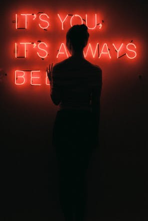 Women in silhouette