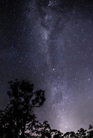 Night beauty full of stars