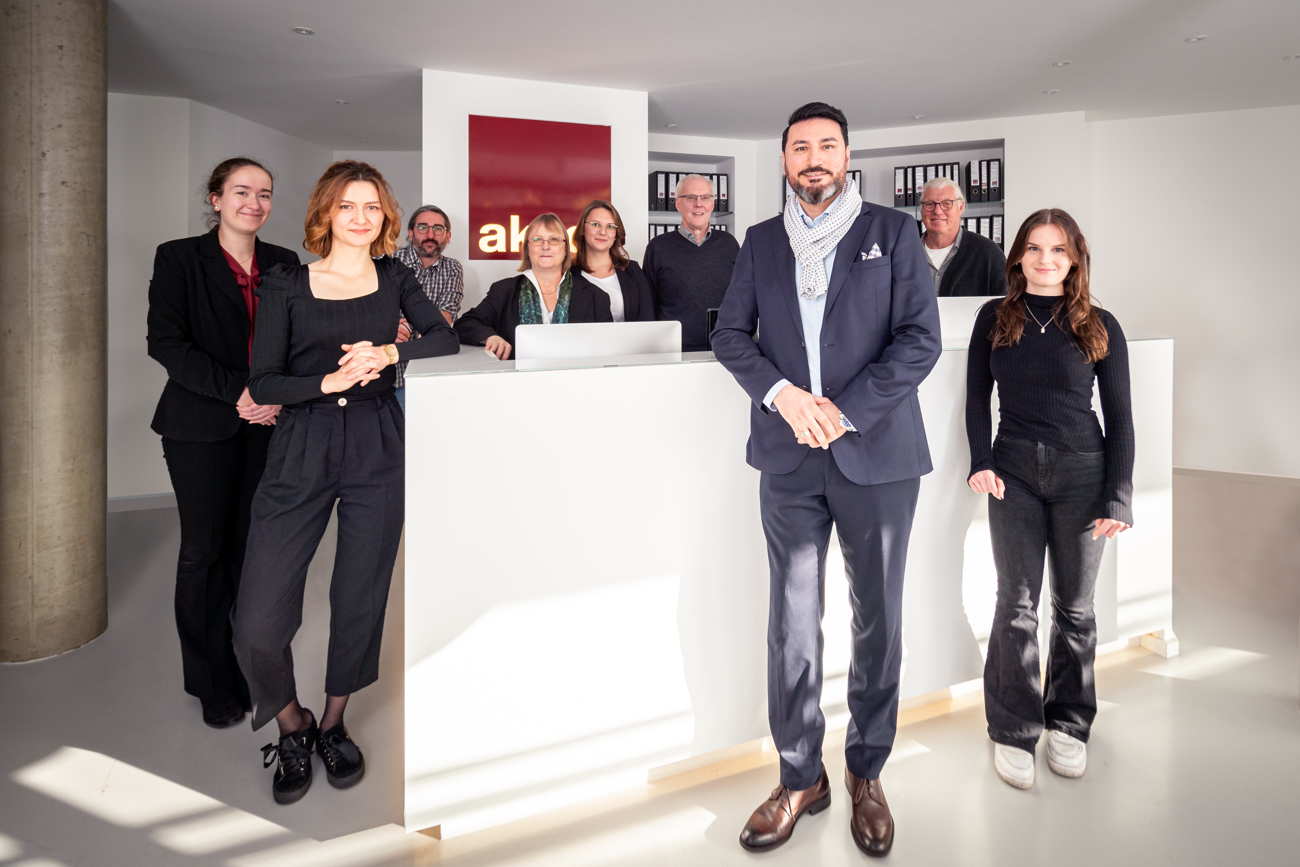 Kollektive Leistung. Kreativer Erfolg. Das Team von Akyol Architektur.