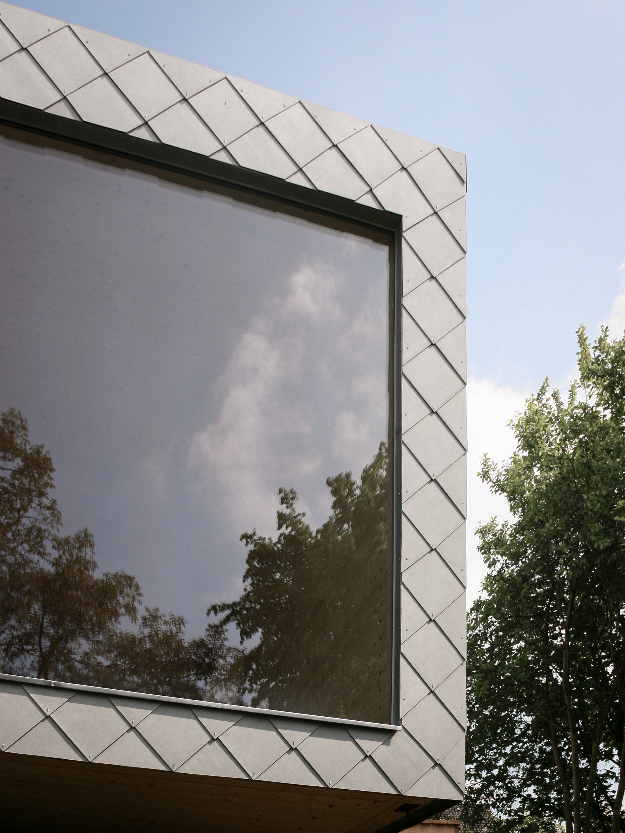 Die Fassade - Neubau eines Lofthauses in Monschau.