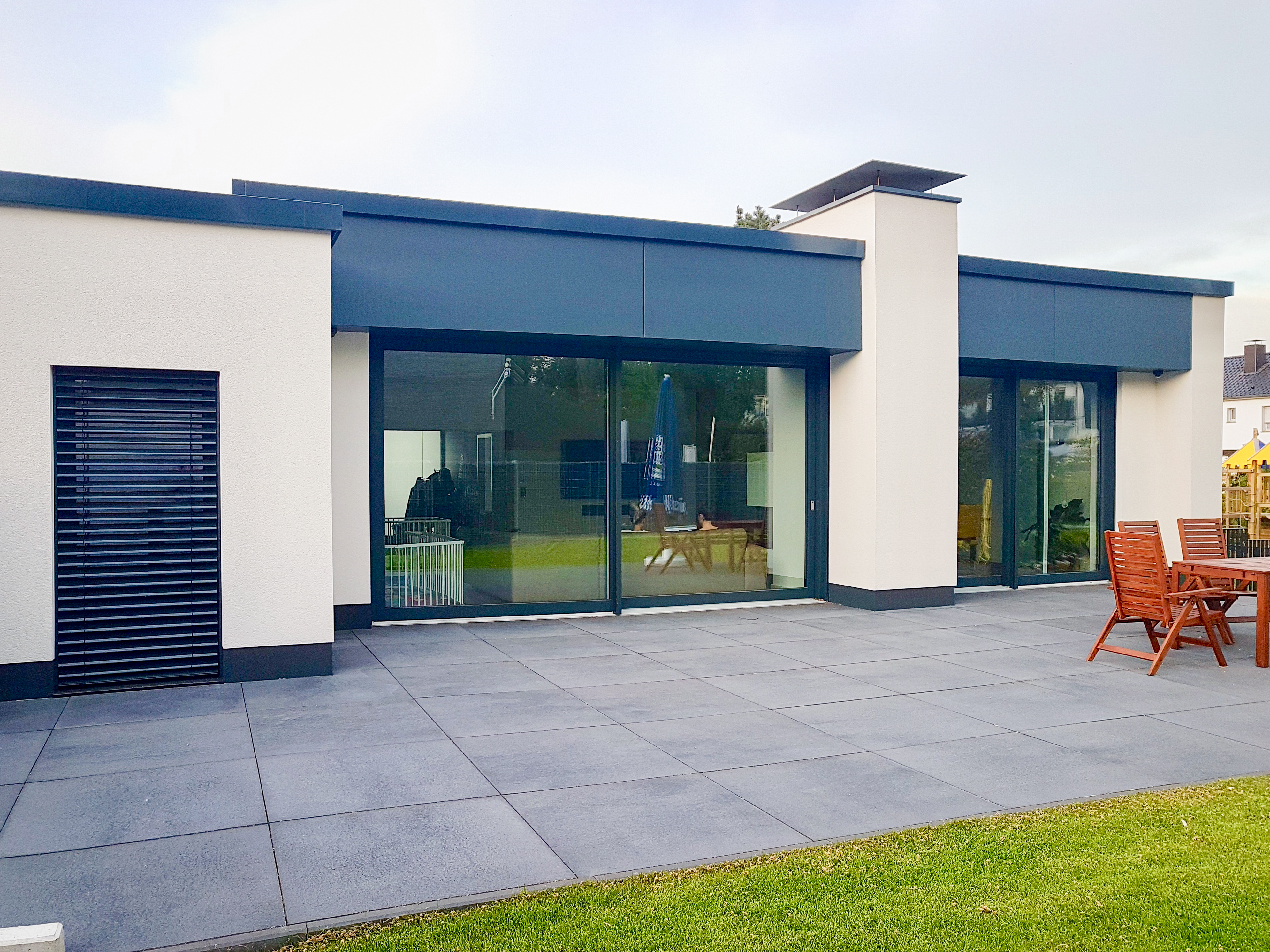 Die Terrasse - Umbau eines Einfamilienhauses in Bottrop.
