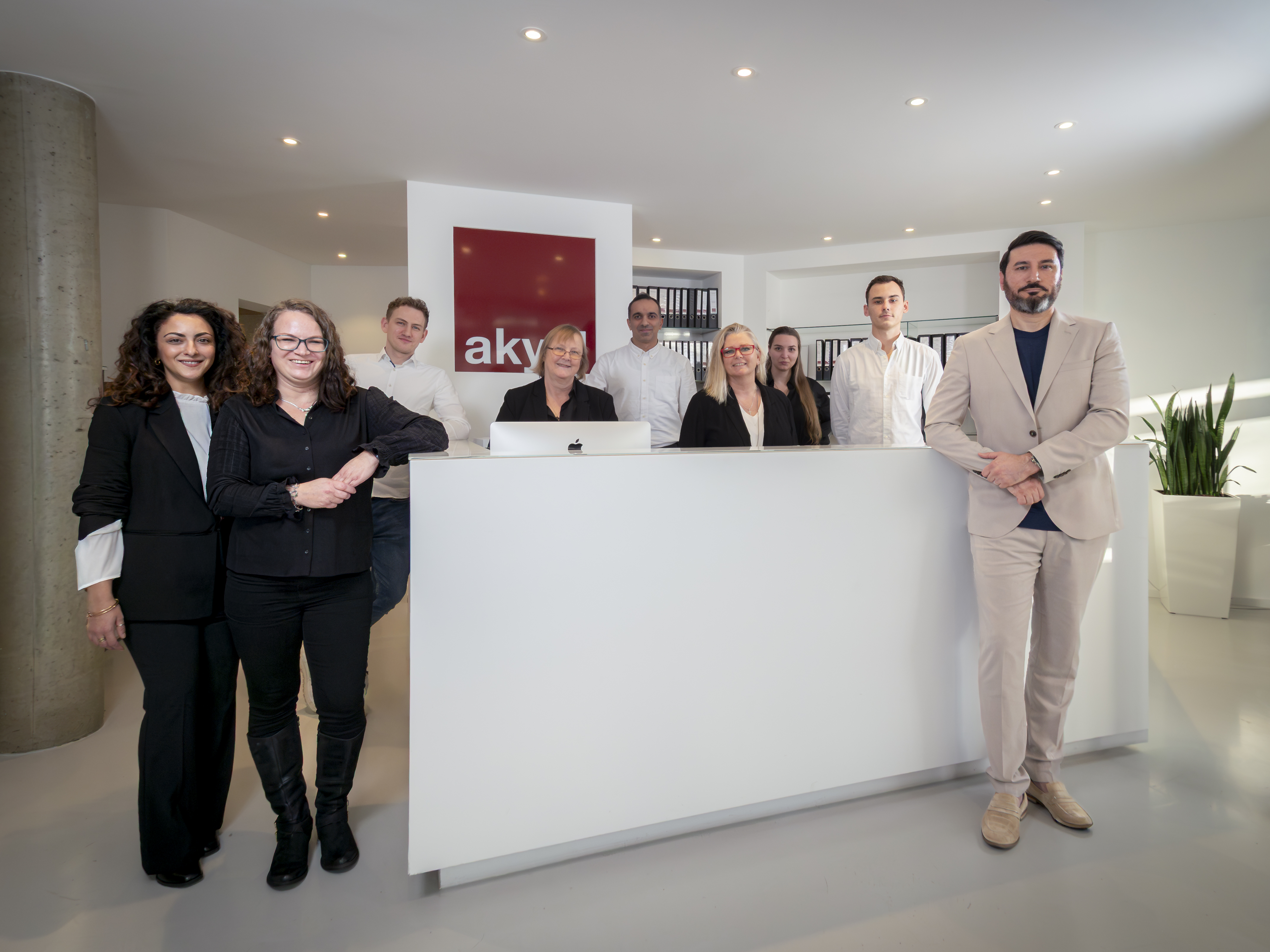 Kollektive Leistung. Kreativer Erfolg. Das Team von Akyol Architektur.