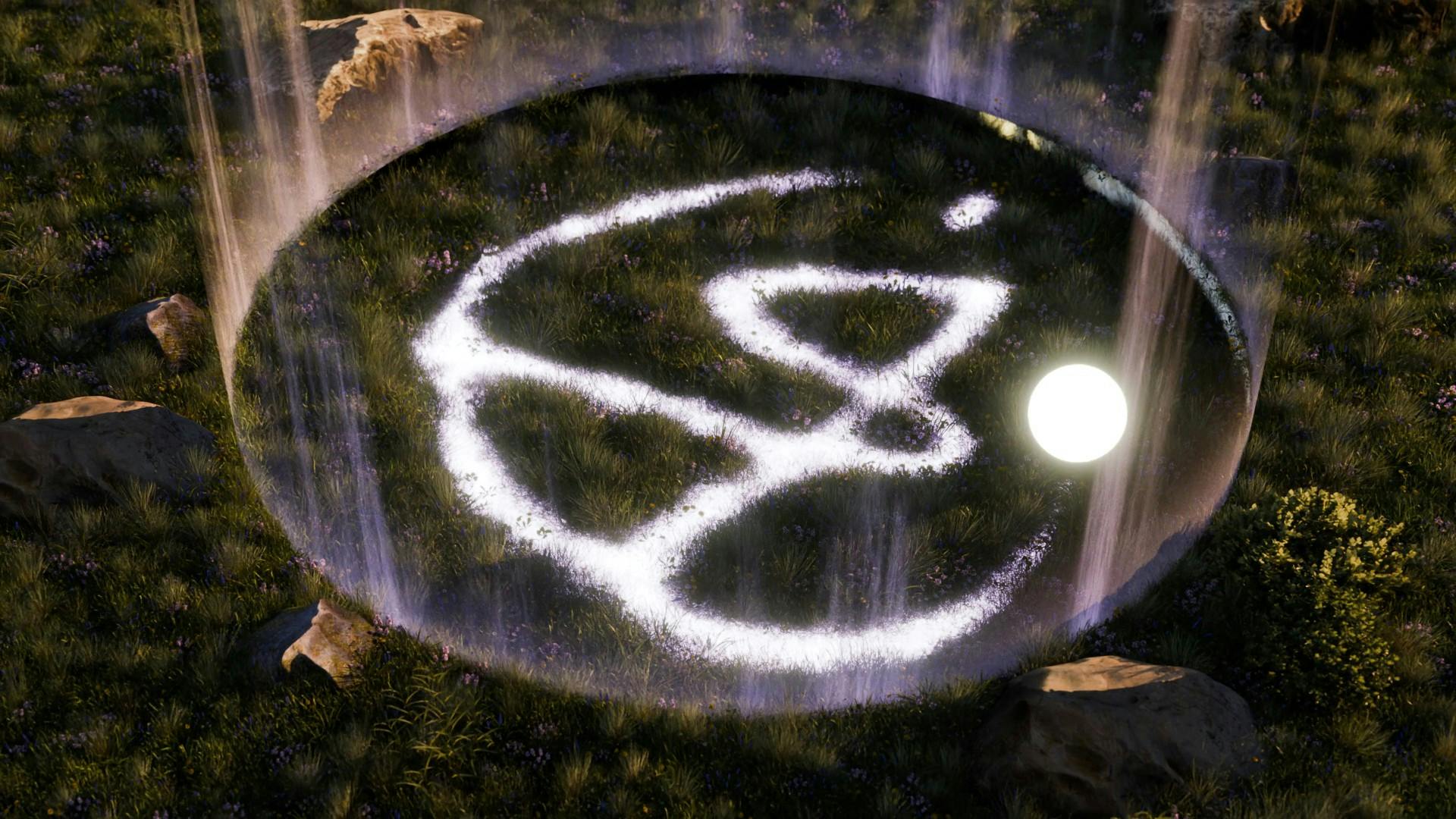The orb unlocks the glyph (based on one of Dabin's logos)