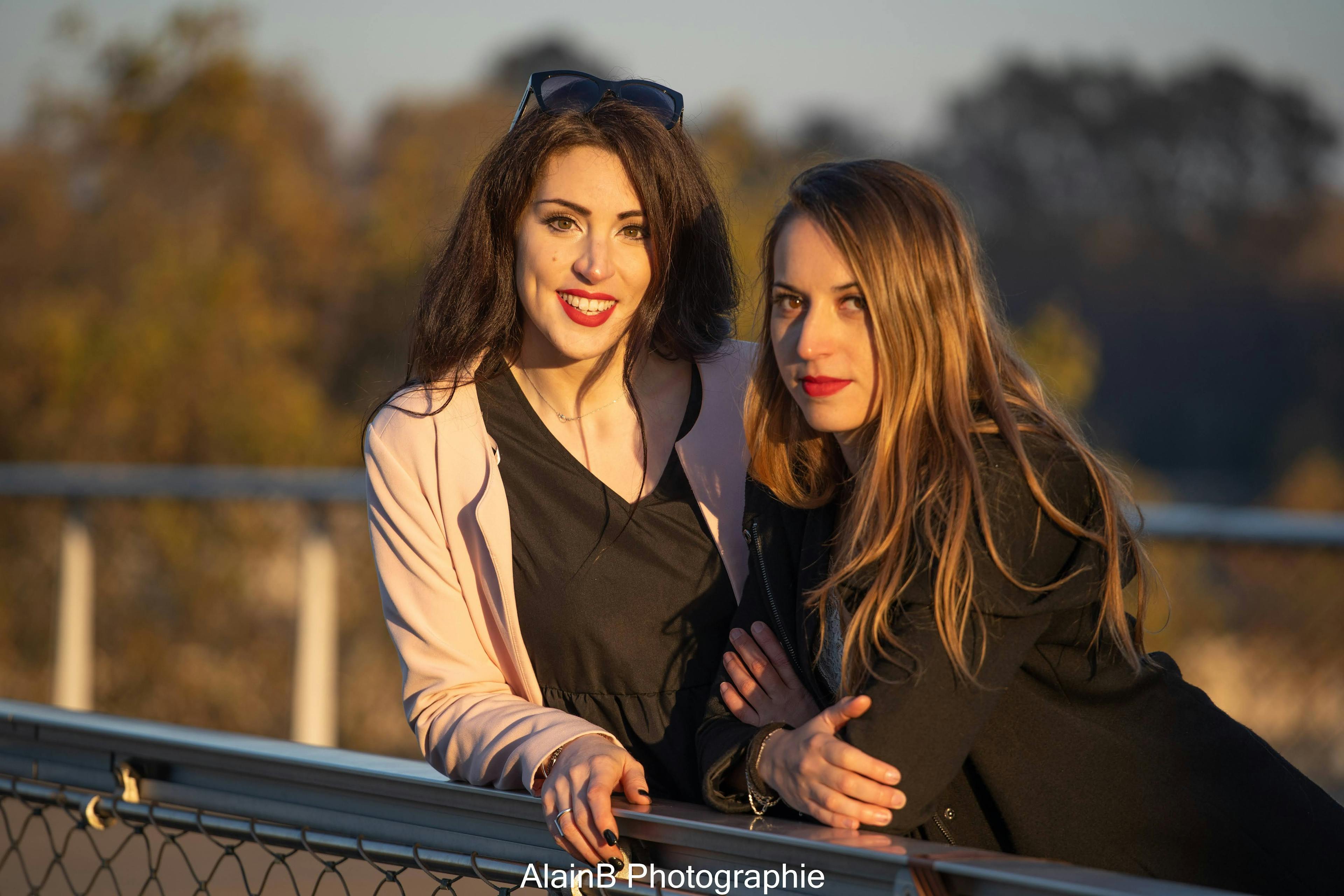 Portrait heure dorée d'Audrey & Laura