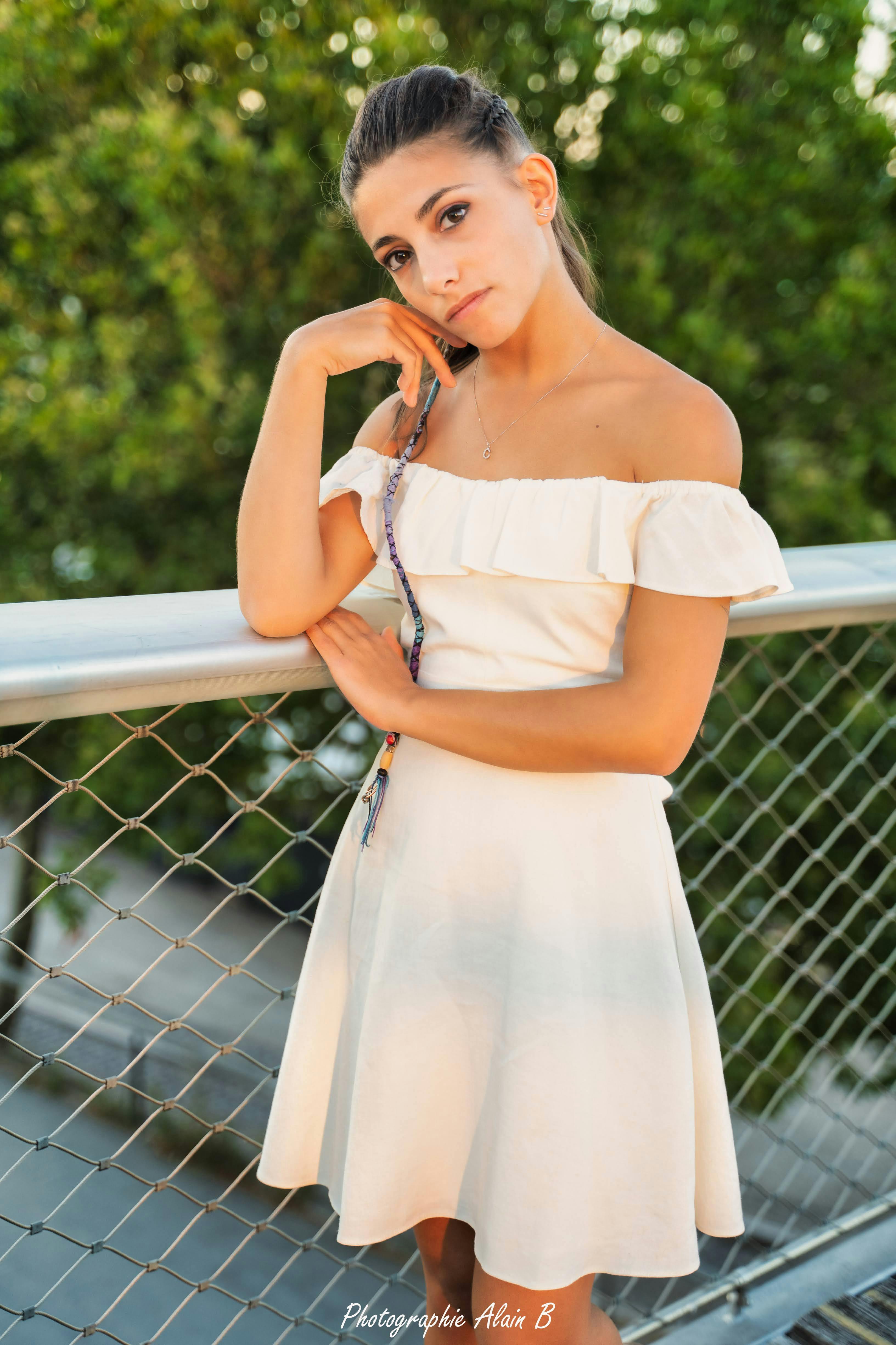 Portrait extérieur avec Claudia