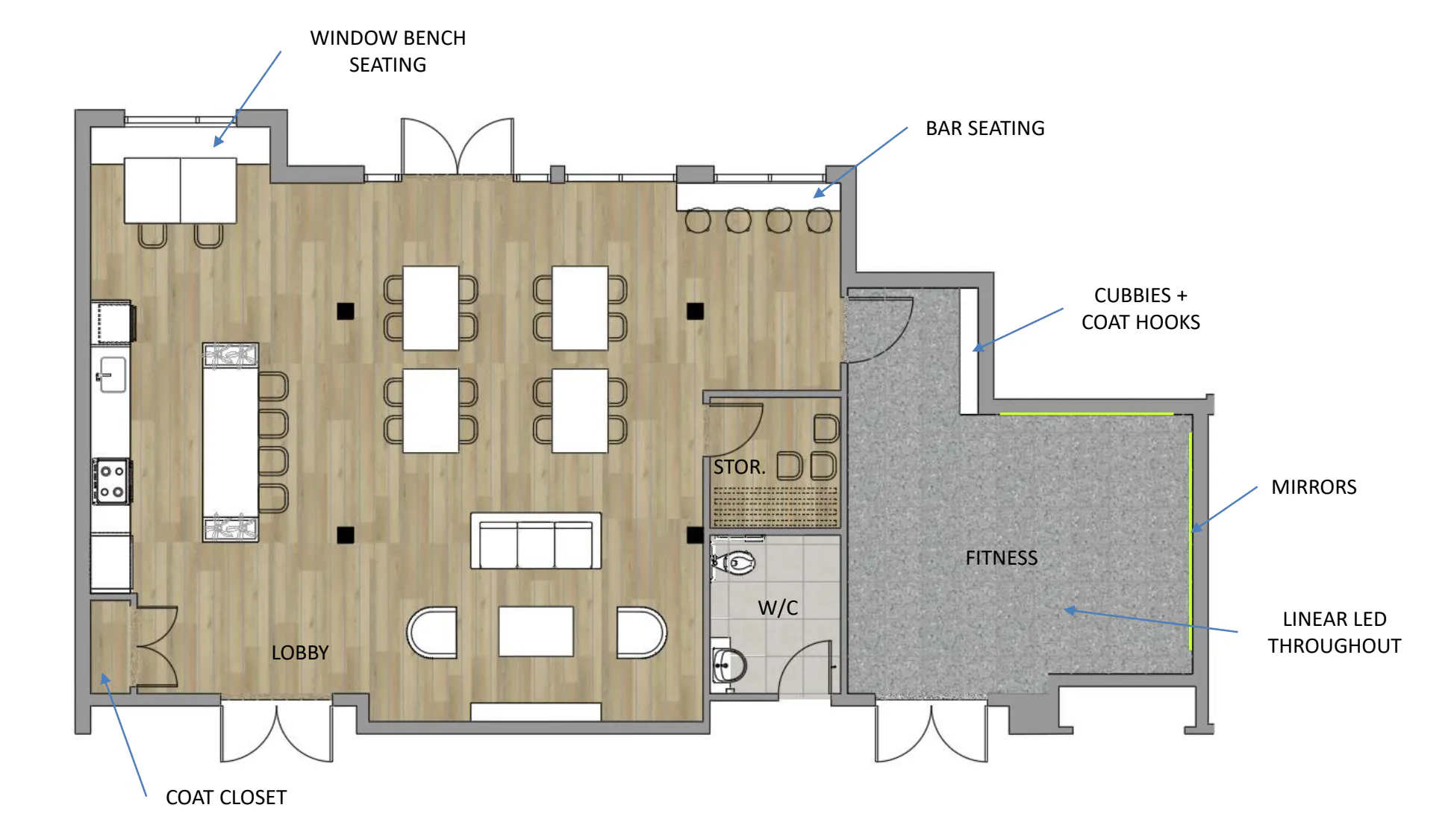 Alba rental amenities
