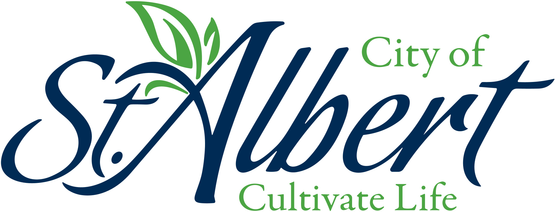 City of St. Albert logo in colour on a transparent background