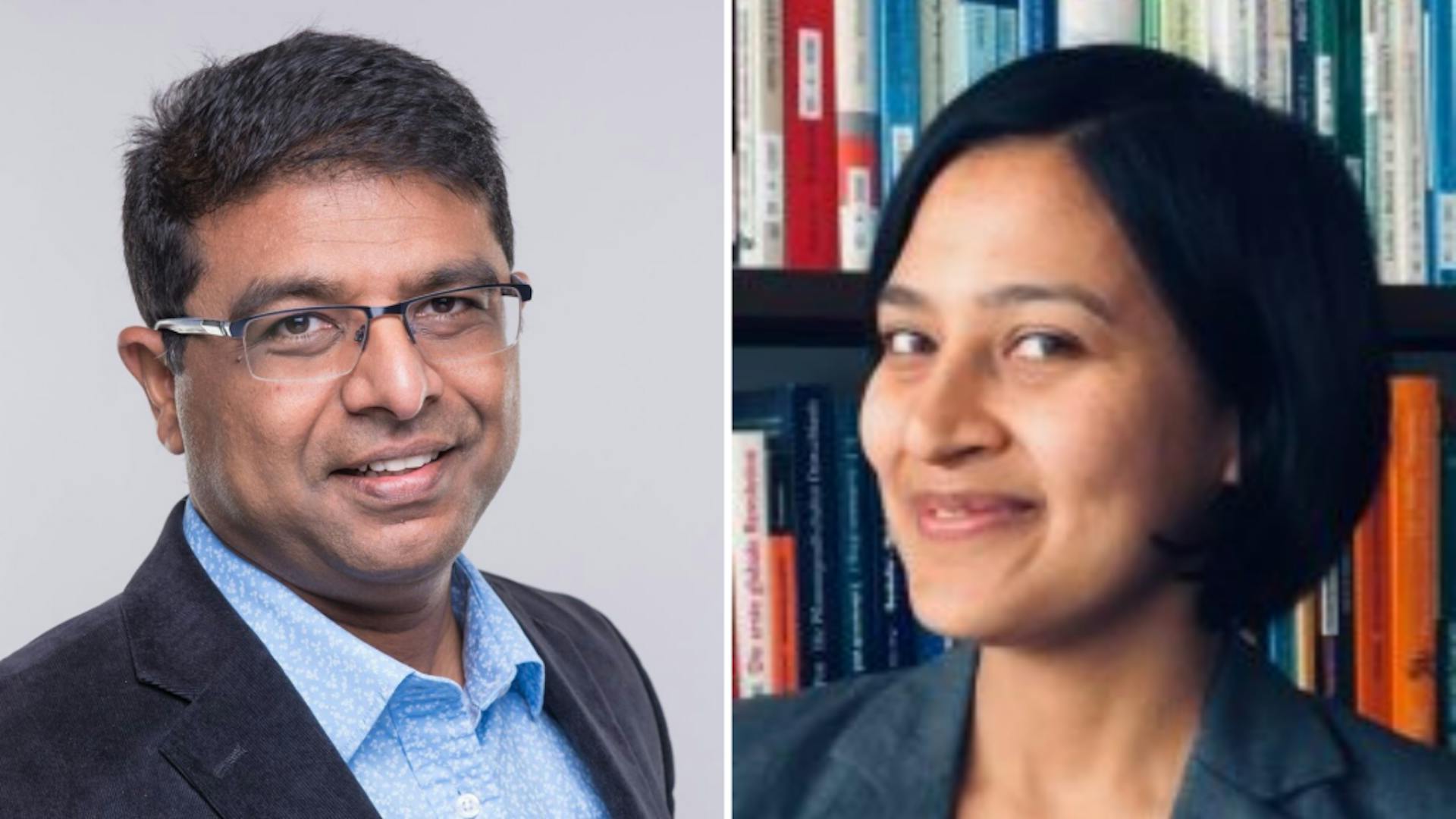 Headshots of two researchers from University of Alberta