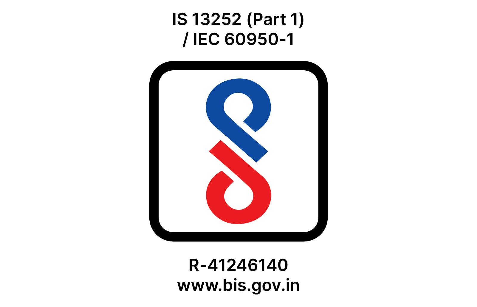 BIS certificate logo
