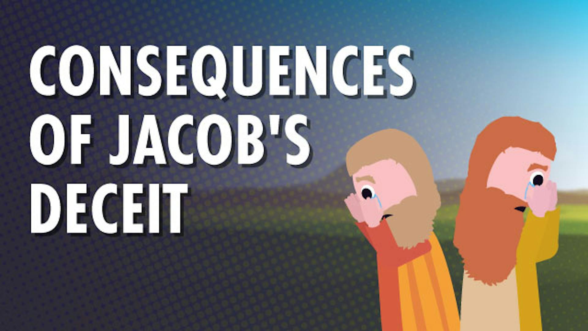 Jacob deceives Isaac and Esau