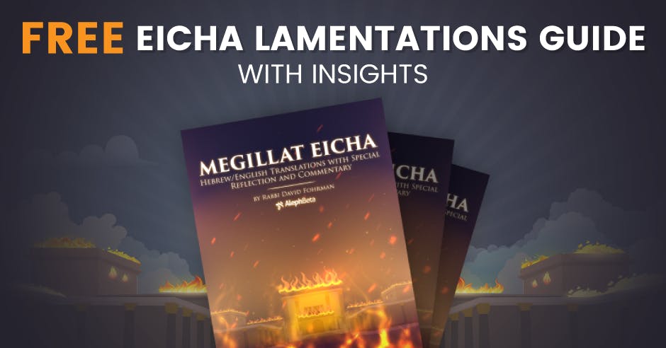 Free Eicha Lamentations Guide