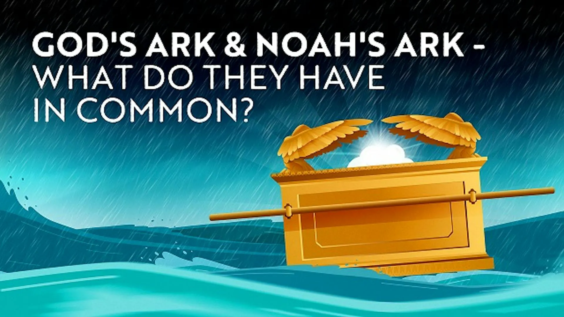 God's Ark of the Covenant and Noah's Ark: A Meaningful Connection: God ...