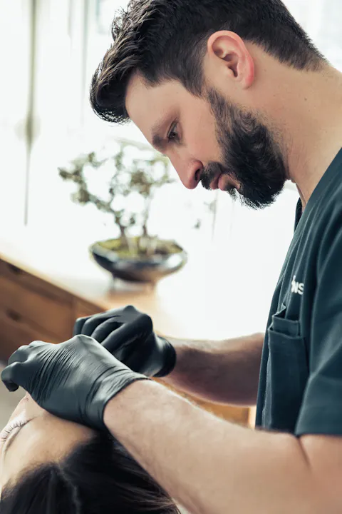 Le docteur Mertens en activité