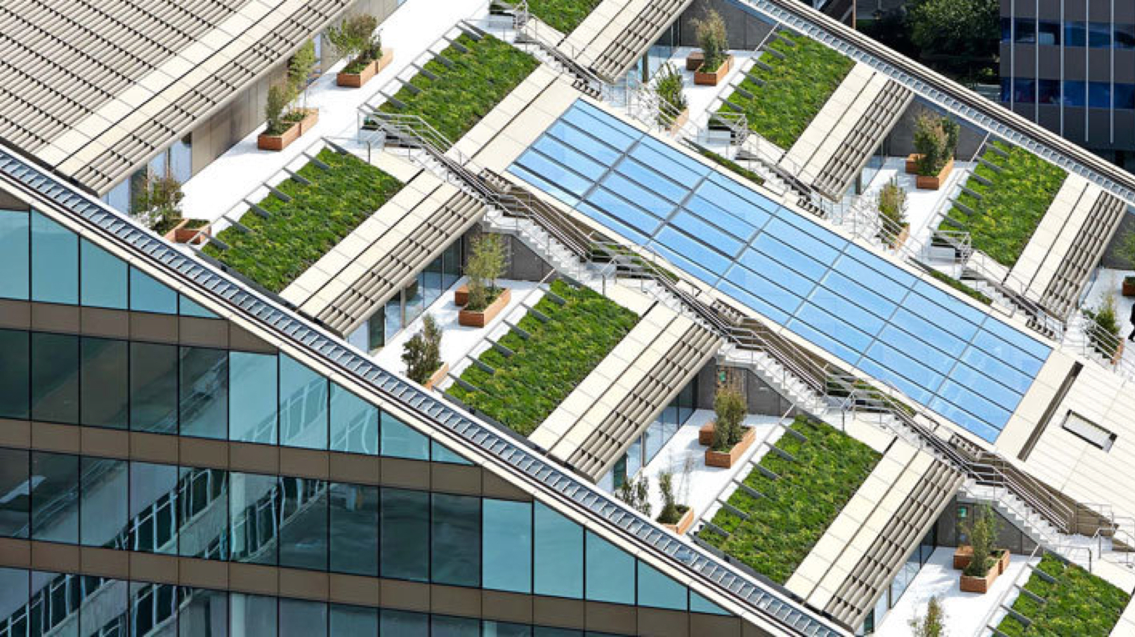 Moor Place rooftop, Alfa's UK office