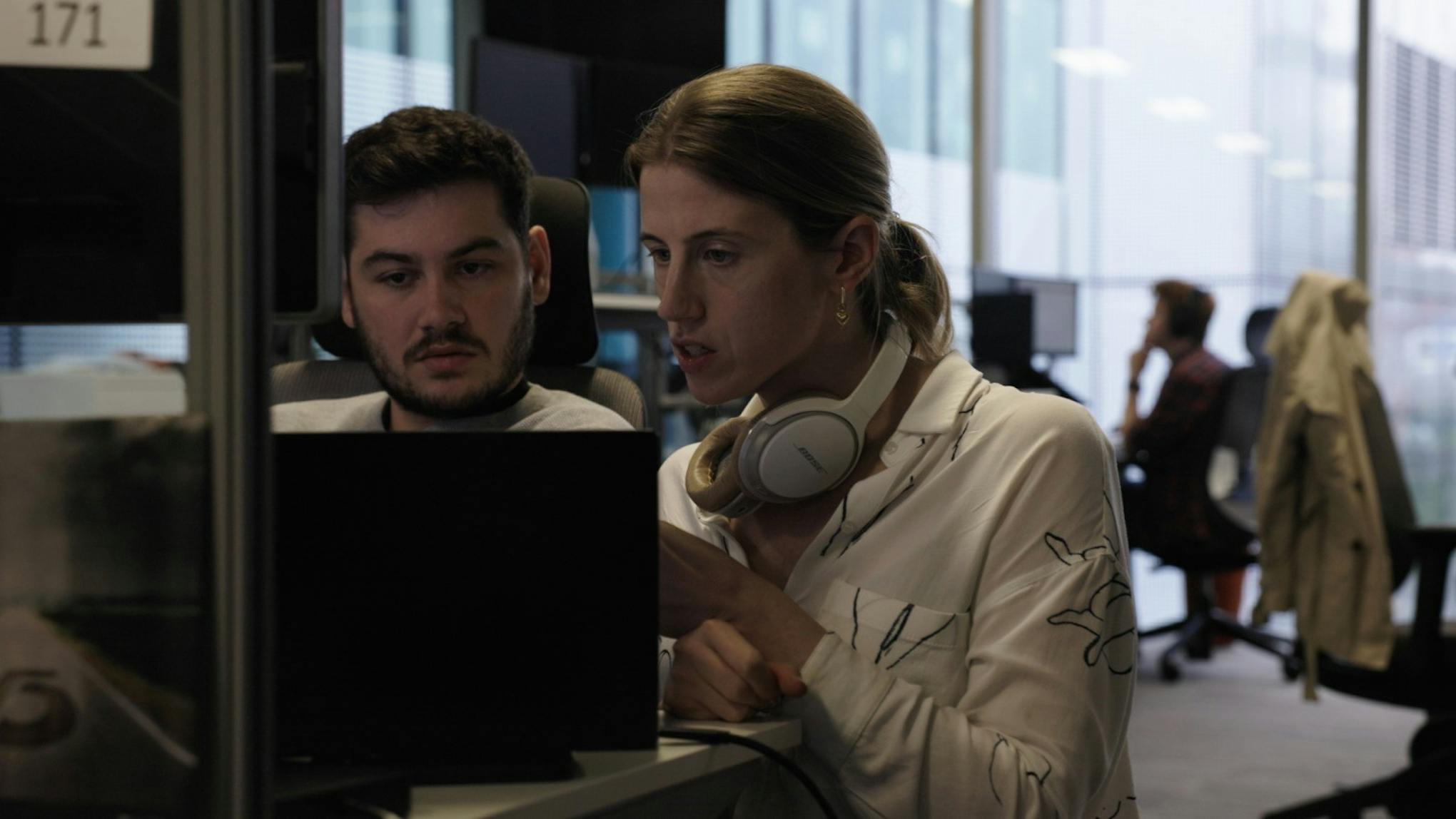 two developers working together