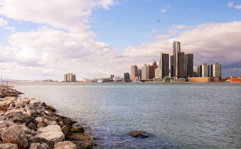 Metro Detroit cityscape