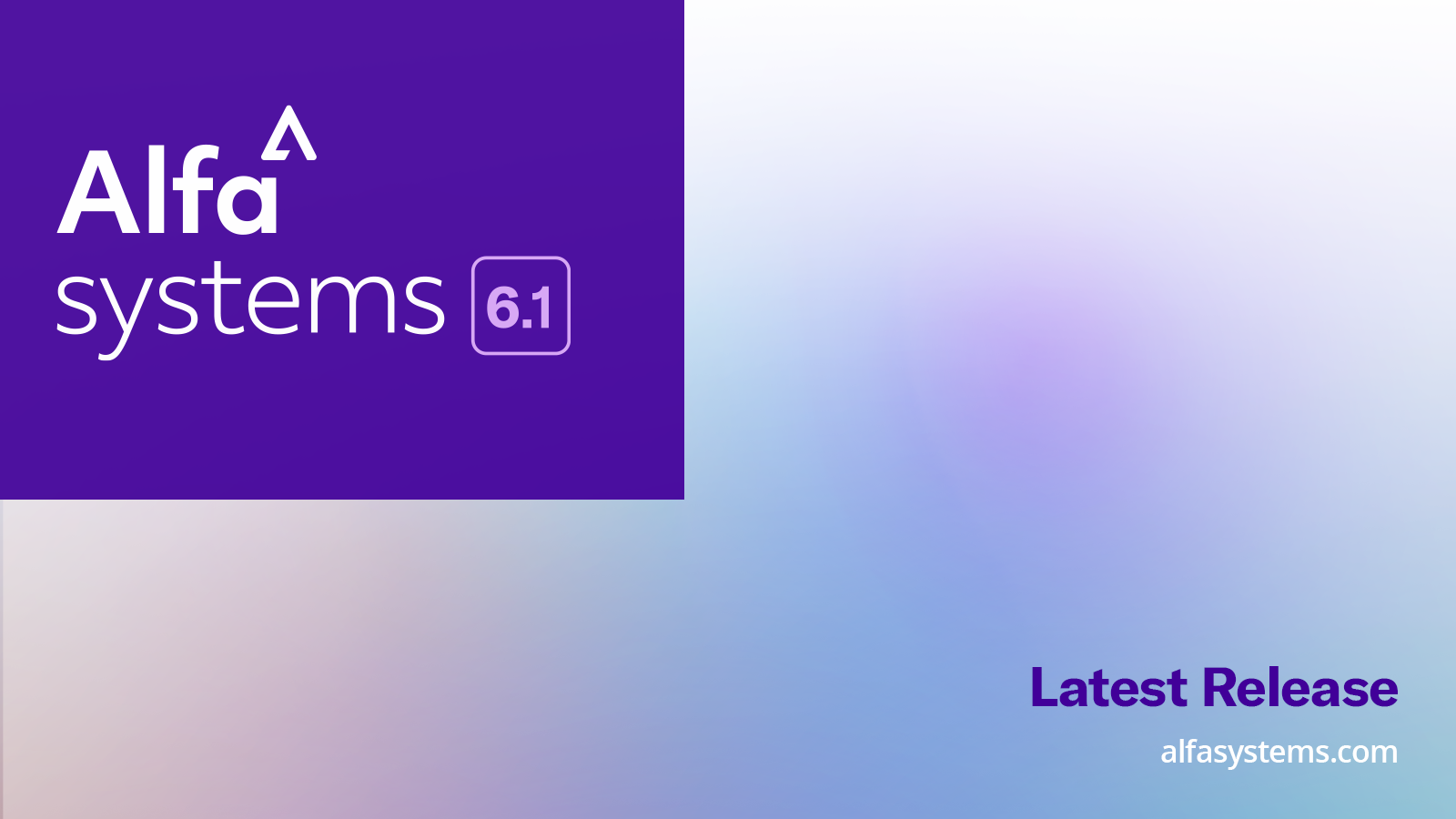 Alfa Systems 6.1 latest release alfasystems.com