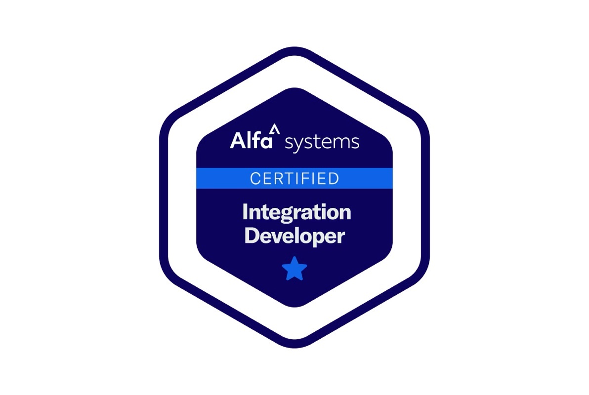 Certified Alfa Systems Integration Developer badge
