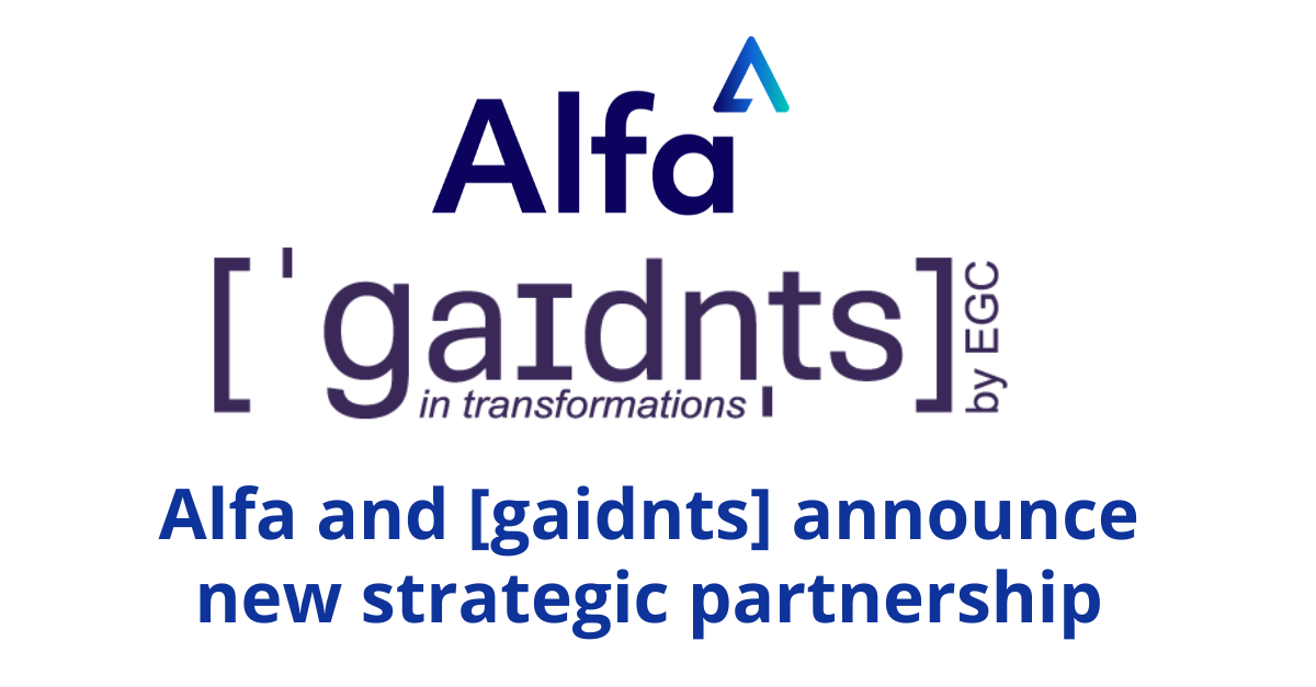 Alfa and [gaidnts] announce new strategic partnership