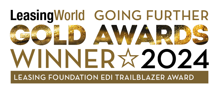 LeasingWorld Gold Awards 2024 EDI Trailblazer Award winner logo