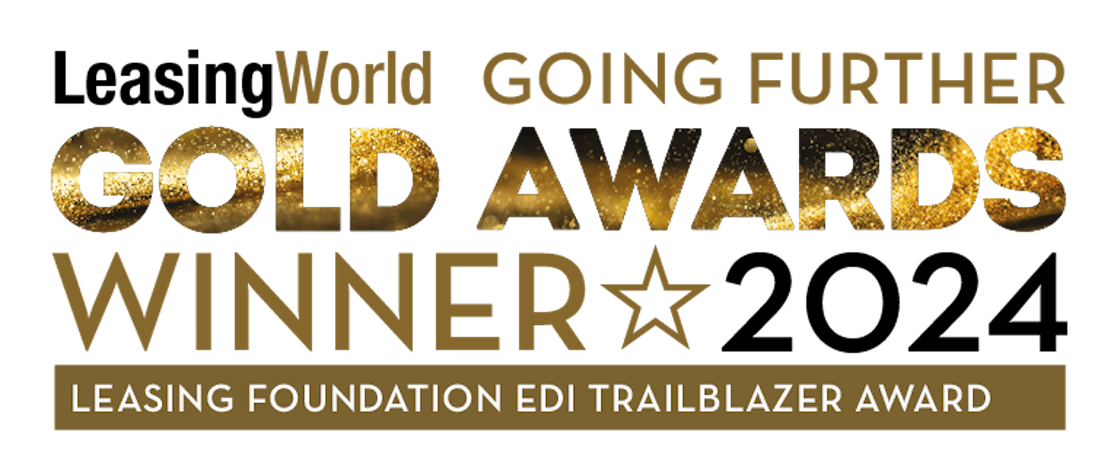 LeasingWorld Gold Awards 2024 EDI Trailblazer Award winner logo
