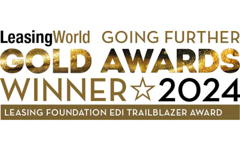 LeasingWorld Gold Awards EDI Trailblazer Award Winner Logo