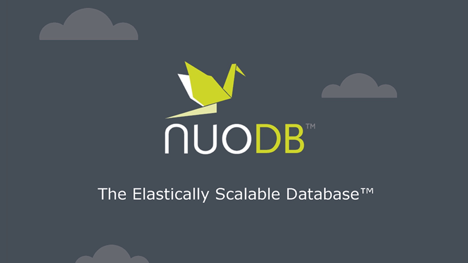 NUODB Logo, The Elastically Scalable Database