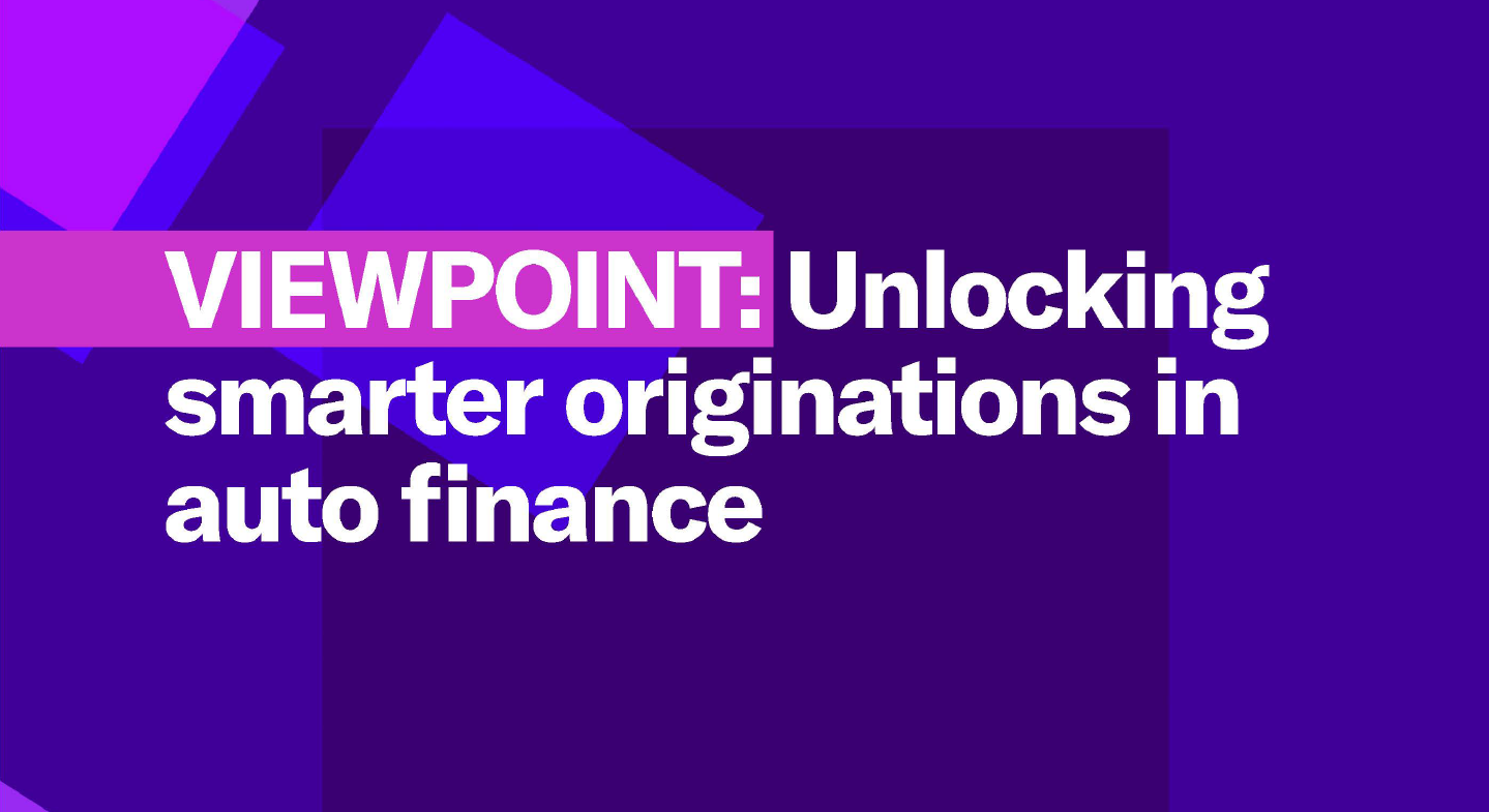 Unlocking Smarter Originations in Auto Finance