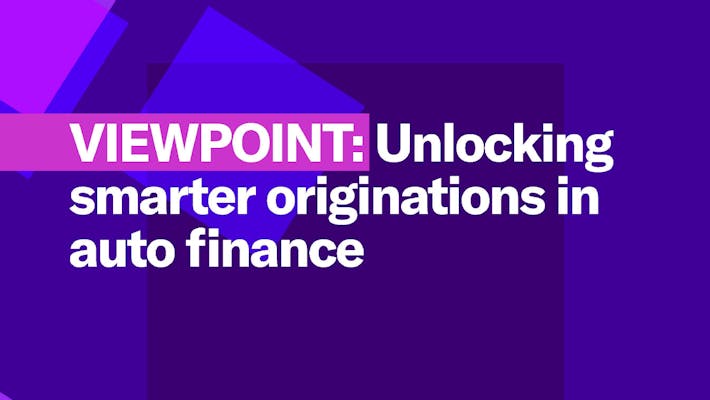 Unlocking Smarter Originations in Auto Finance