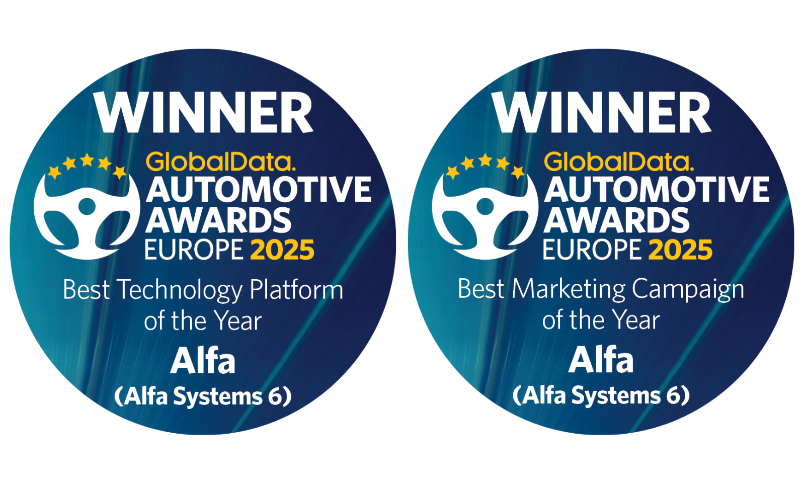 Global Data Automotive Awards 2025 two logos large image