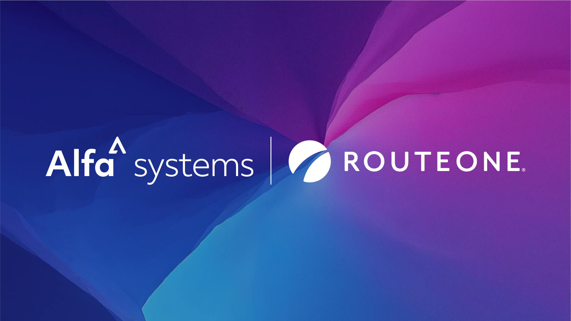 Alfa Systems and RouteOne logos