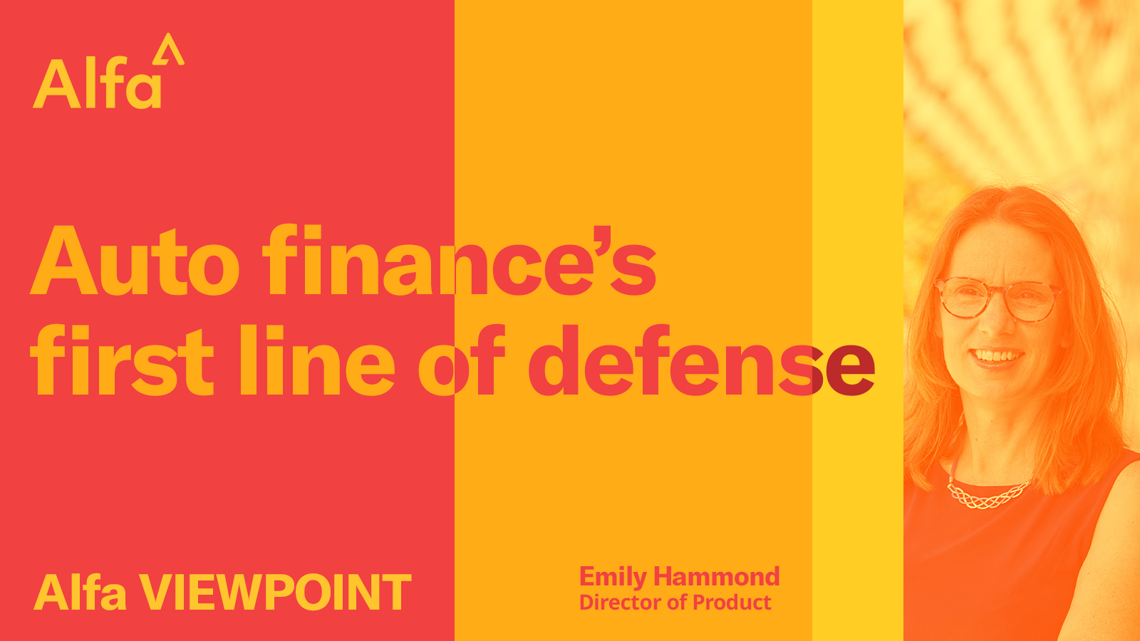 Title image - Auto finance's first line of defense