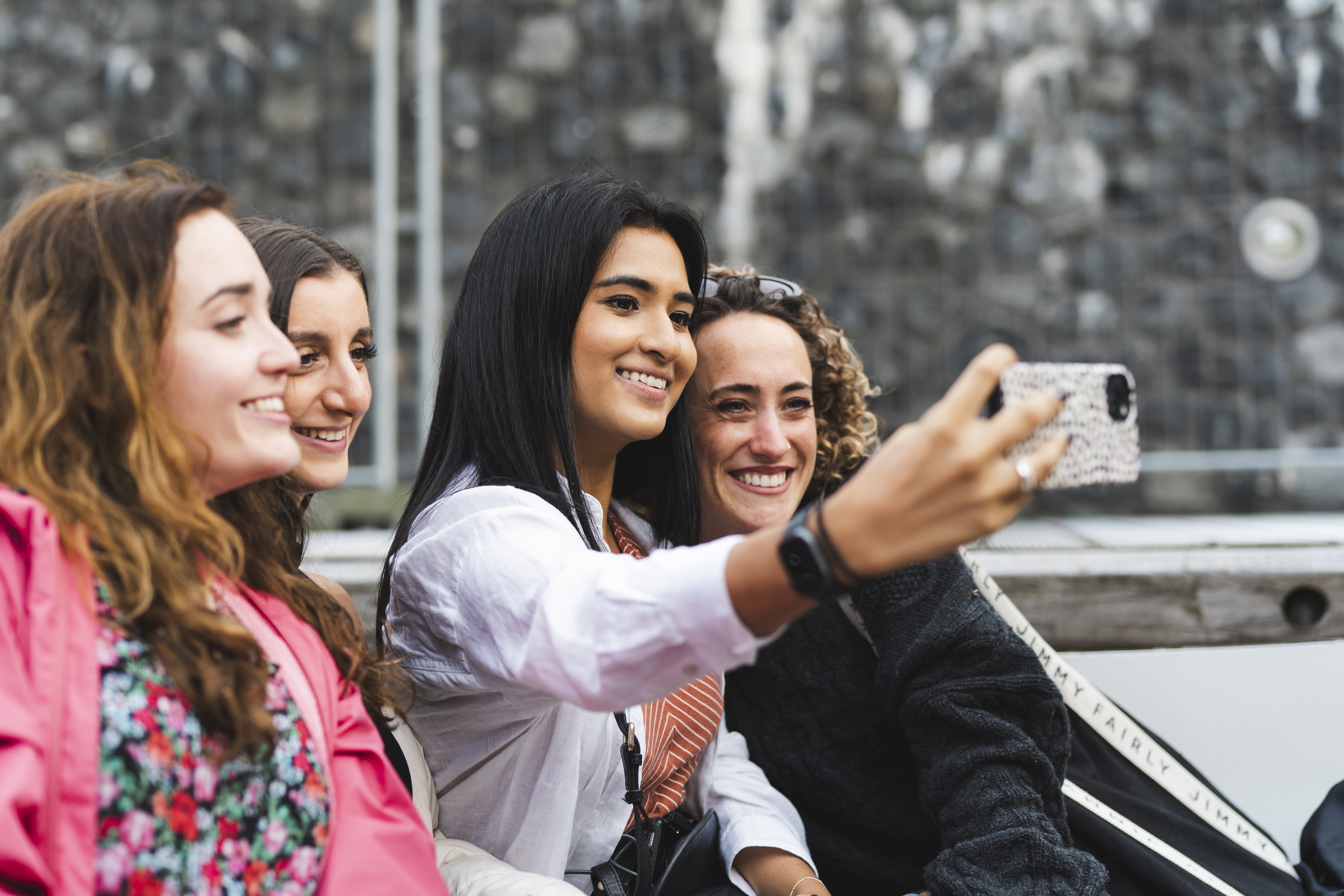 Alfa colleagues taking a selfie