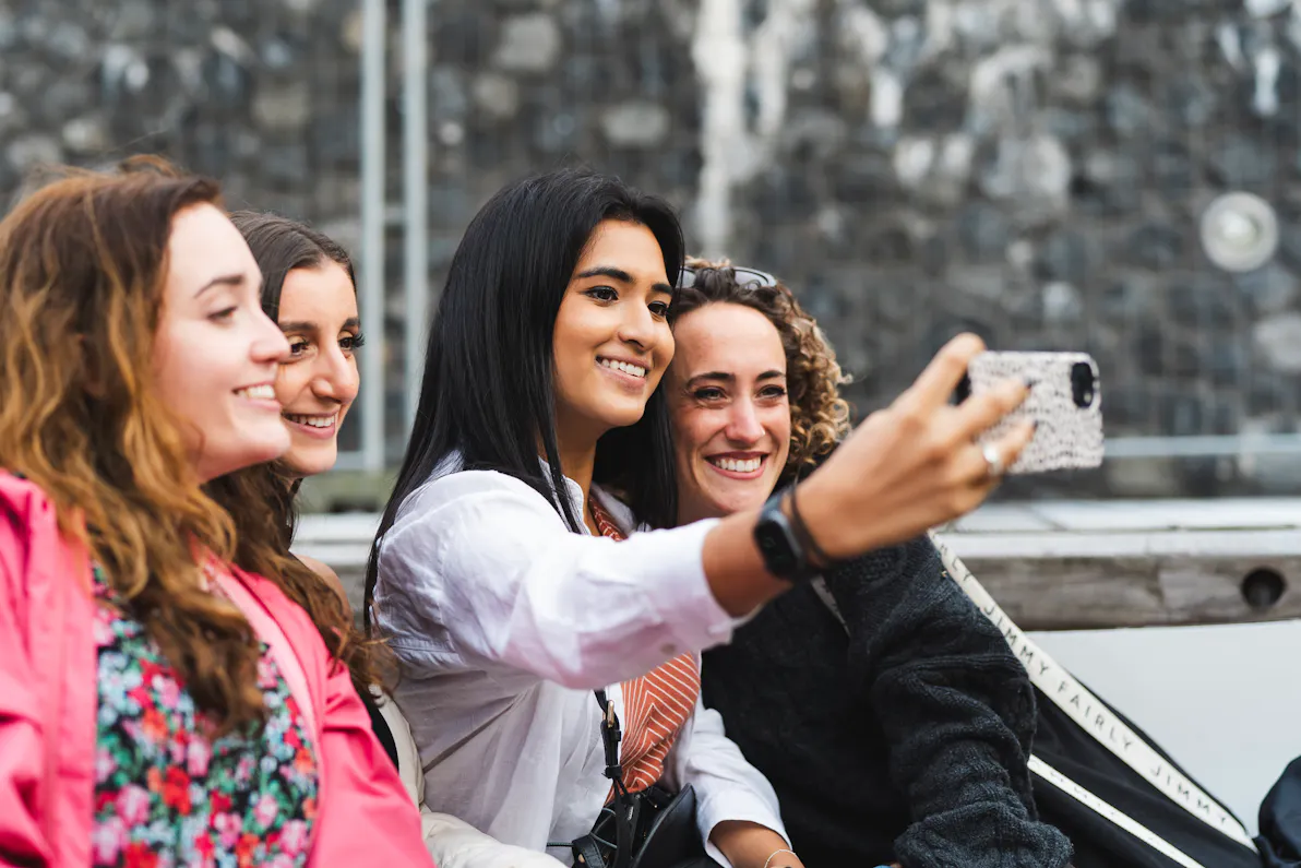 Alfa colleagues taking a selfie