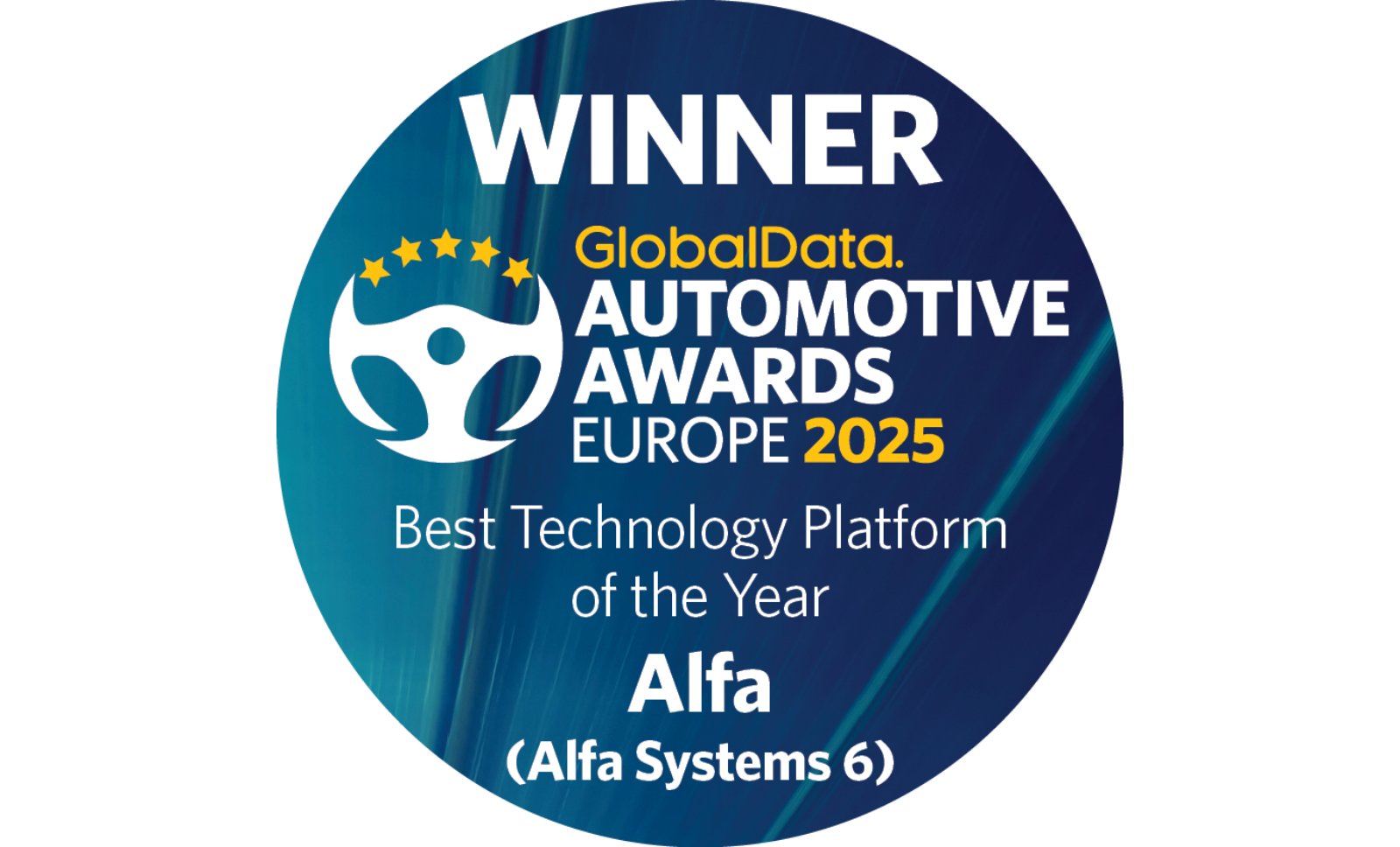 GlobalData Automotive Awards 2025 Best Technology Platform