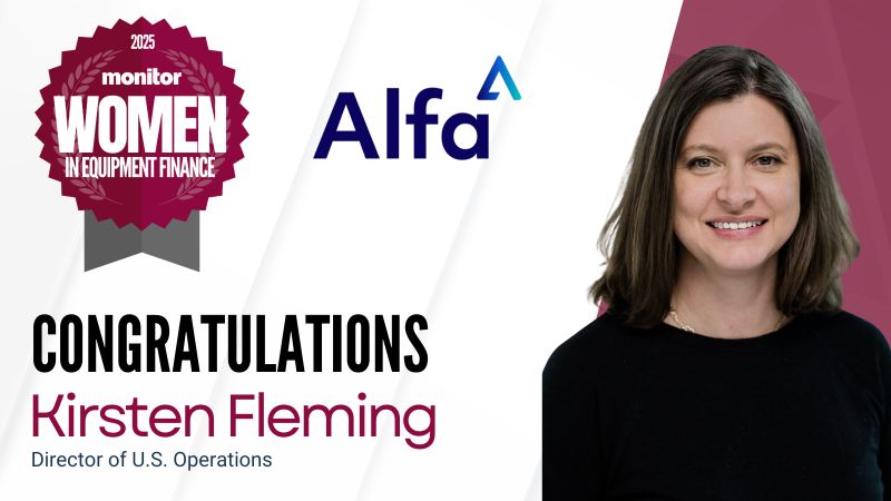 Kirsten Fleming is one of Monitor's Top Women in Equipment Finance 2025

