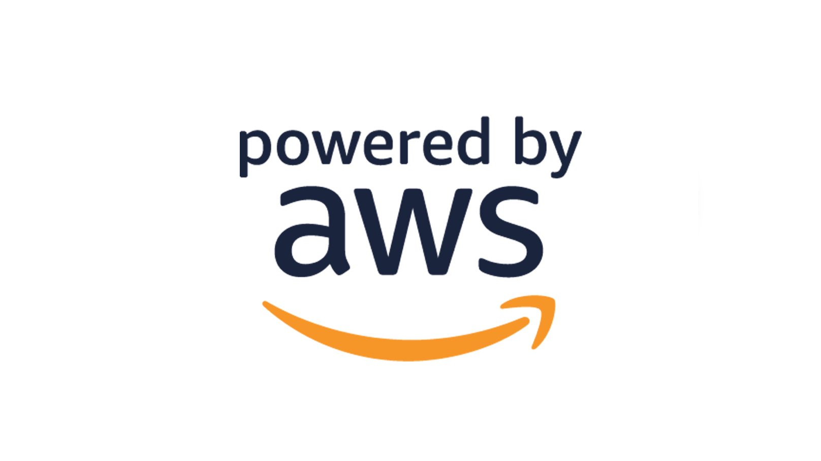 Powered by AWS logo