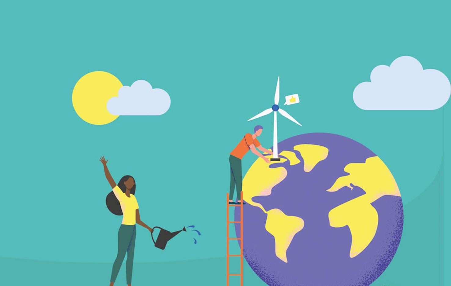 environmental impact illustration