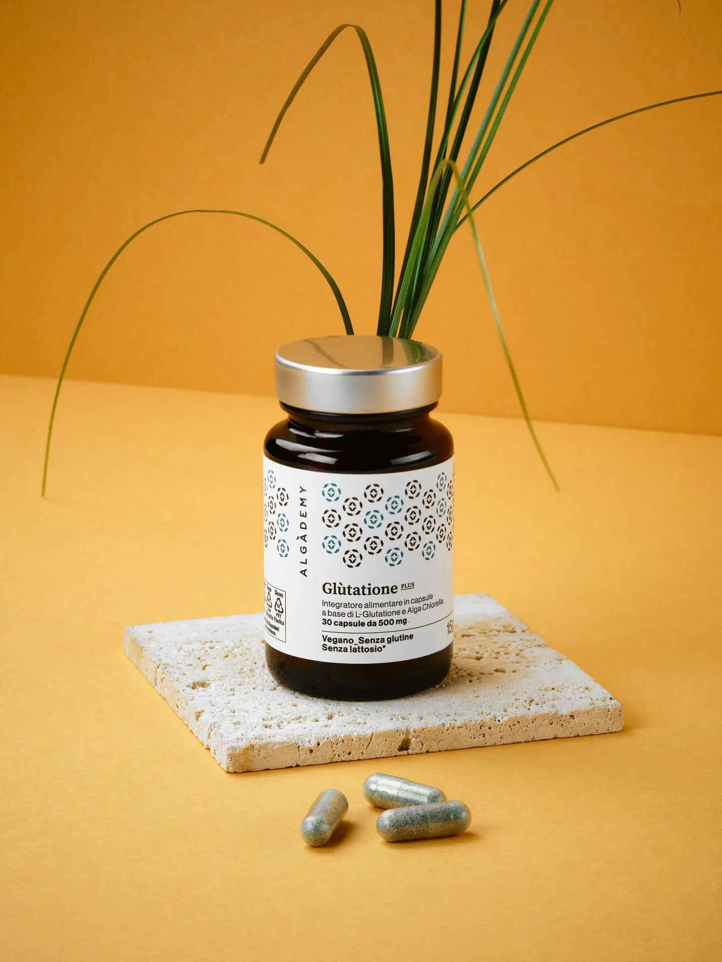 glutathione integratore Glùtatione PLUS| alimentare in capsule a base di Glutatione ridotto e Alga Chlorella – Algàdemy Glutatione 250