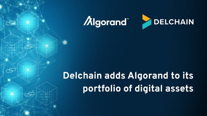 Delchain adds Algorand to its portfolio of digital assets