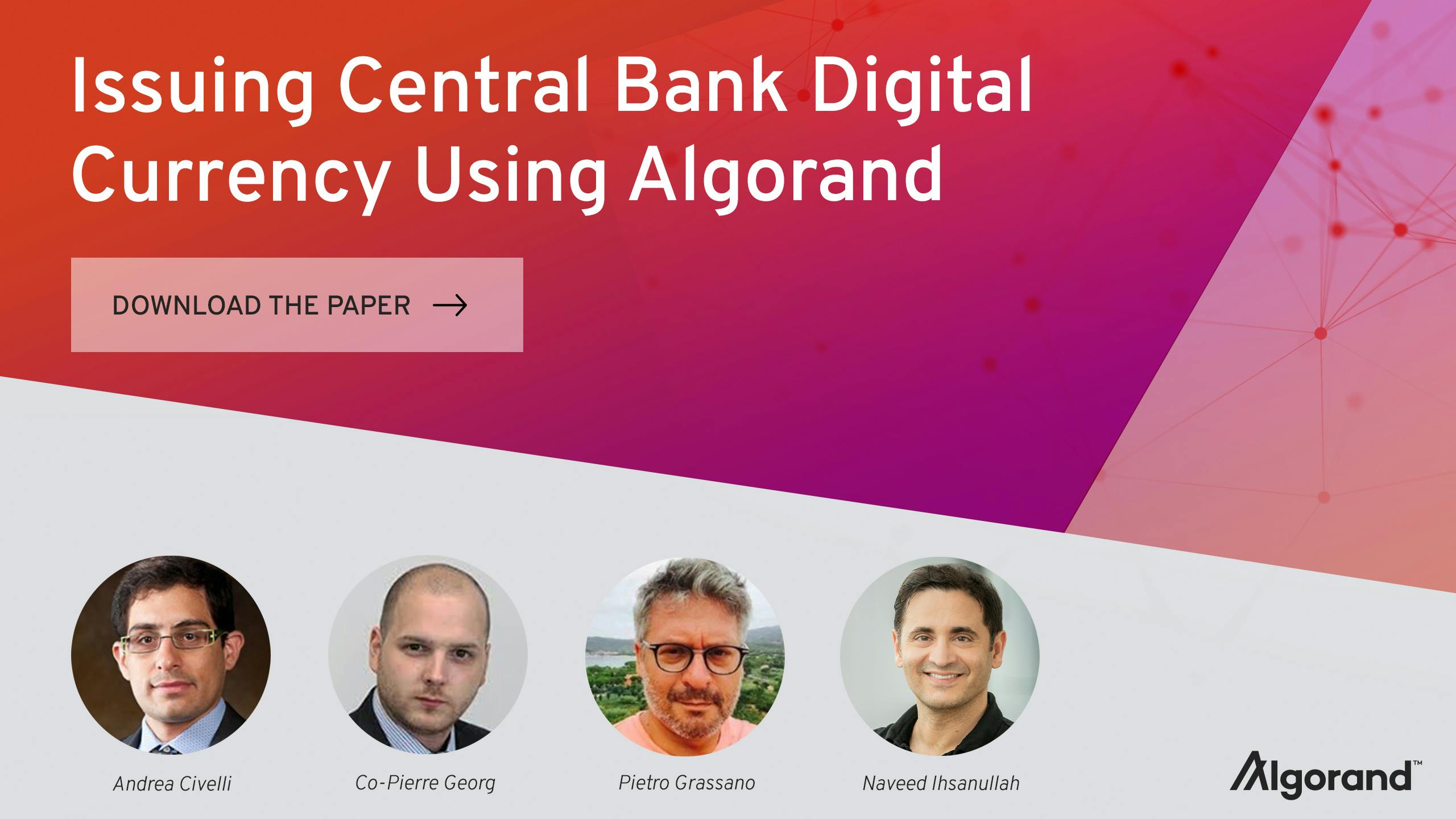 Report Ausgabe Von Central Bank Digital Currency Cbdc Algorand