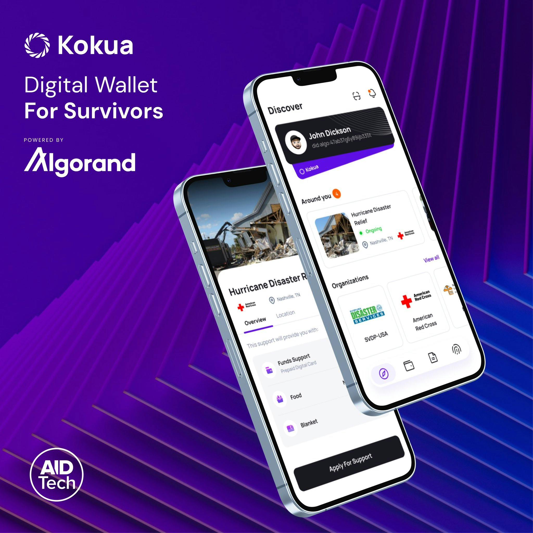 Kokua Survivor Wallet Launches on Algorand