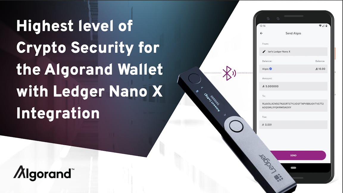 Algorand Wallet - Ledger Nano X
