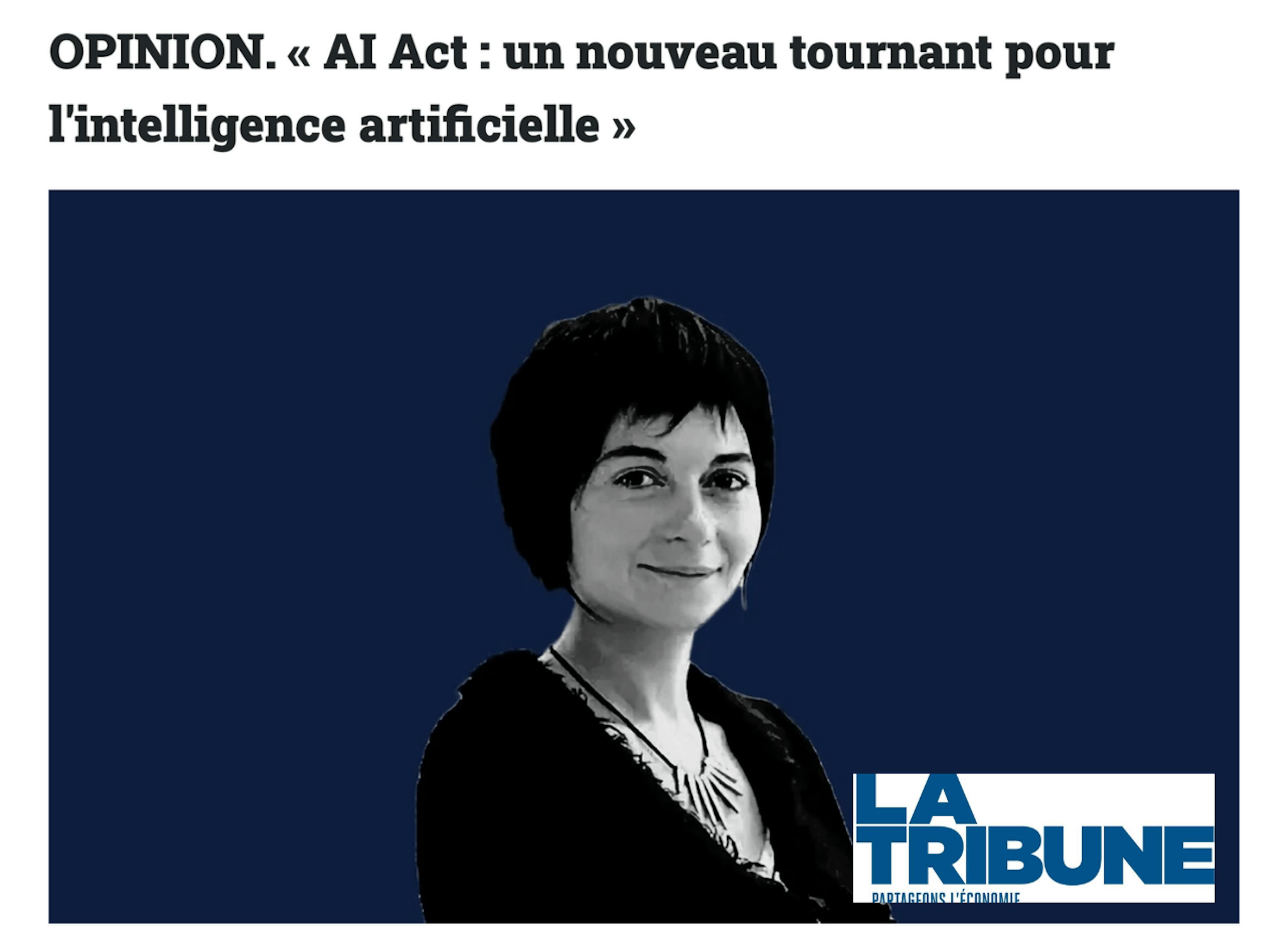 la tribune article